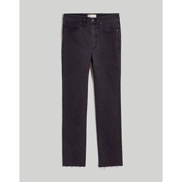NWT Madewell Petite Stovepipe Jeans in Banberry Wash: Raw-Hem Edition, Size 23P - Picture 6 of 16